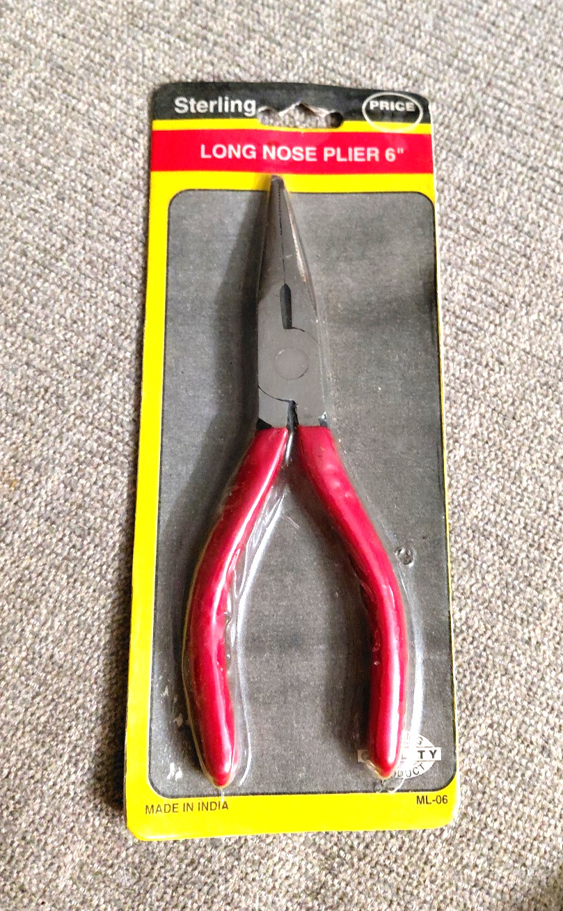 Sterling Long Nose Plier 6"