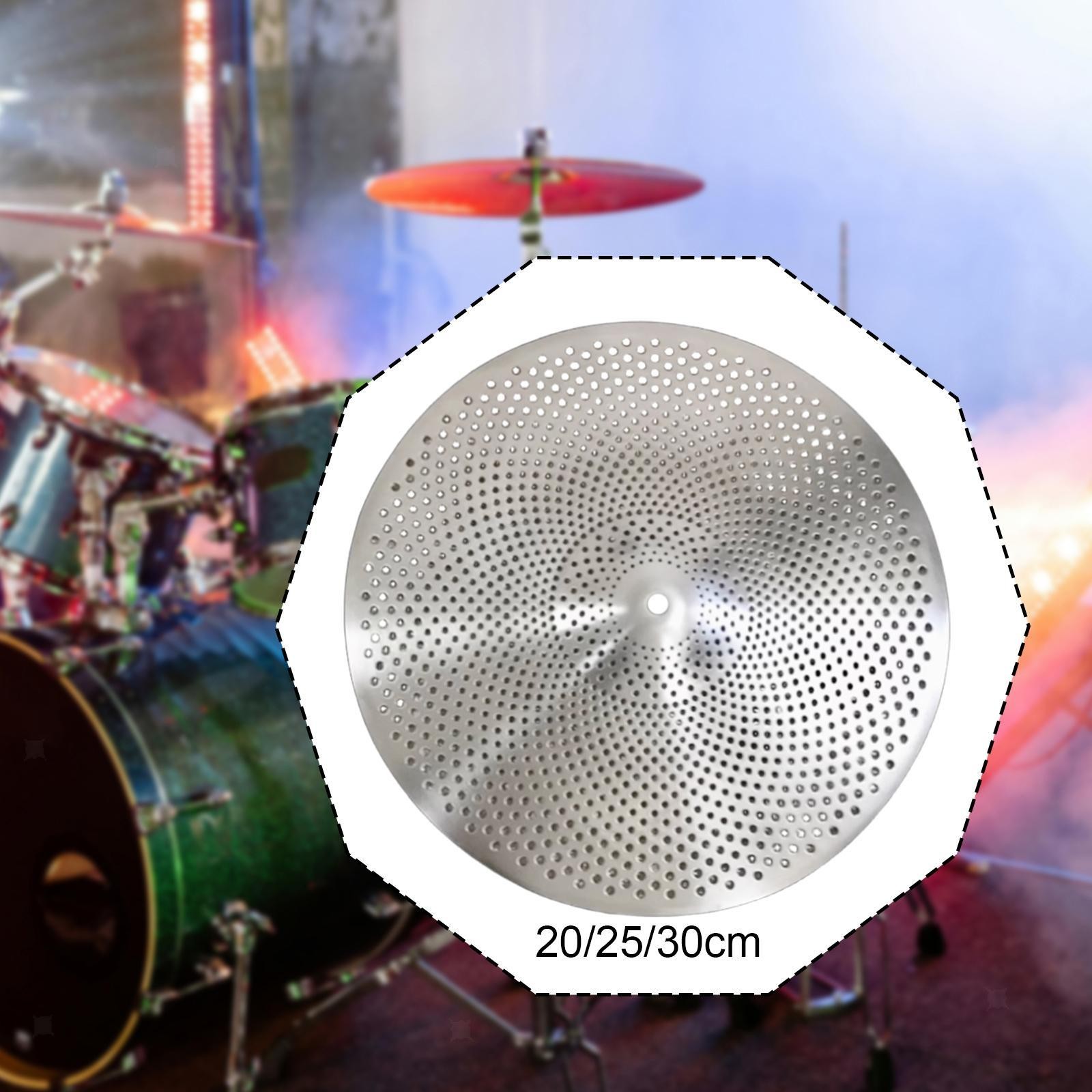 Low Volume Practice Cymbal Drummer Practice Alloy Drum Cymbal for Beginners