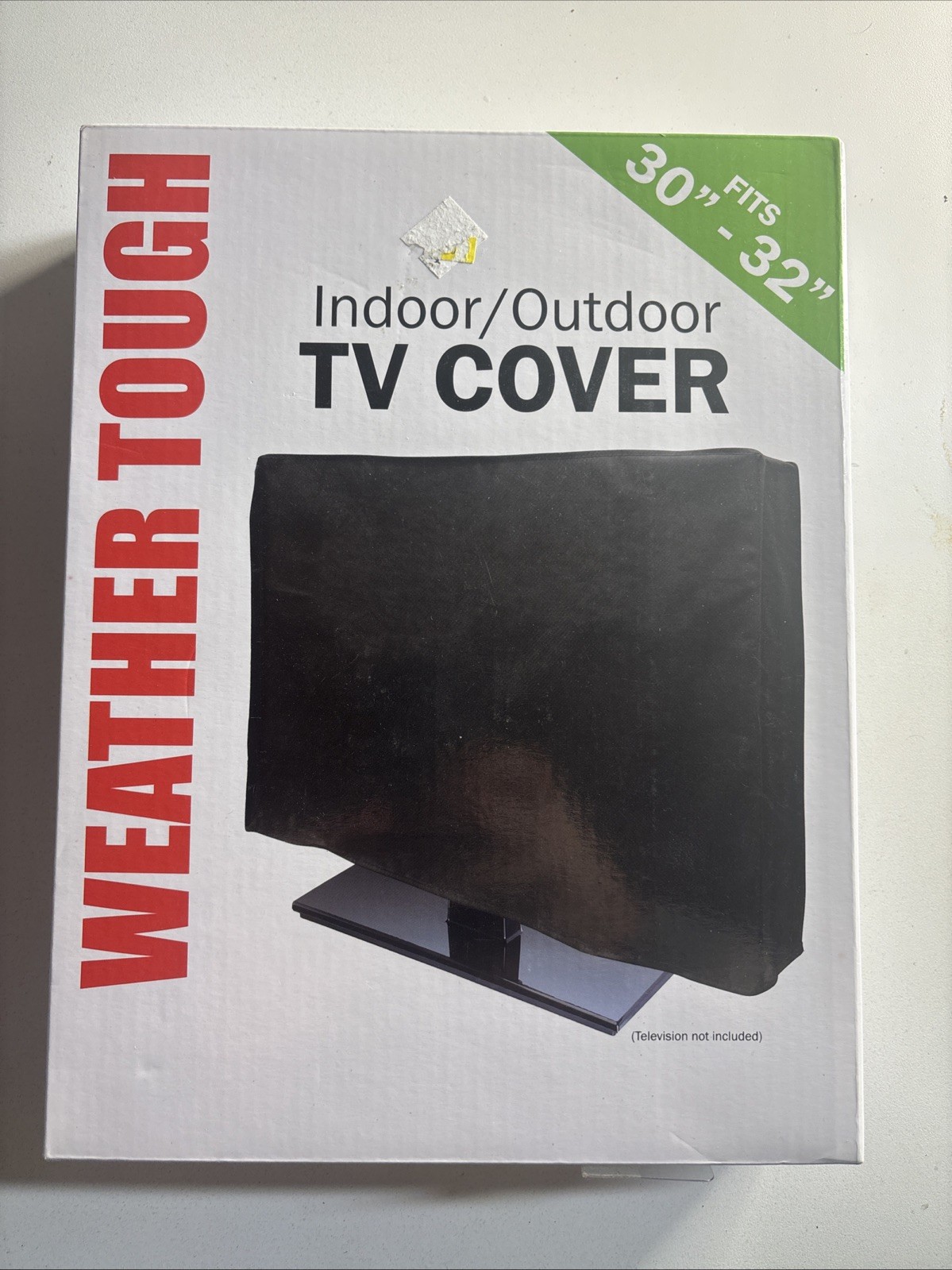 Indoor Outdoor TV Cover, Fits 30”-32" Weather Tough, Patio, RV. New In Box