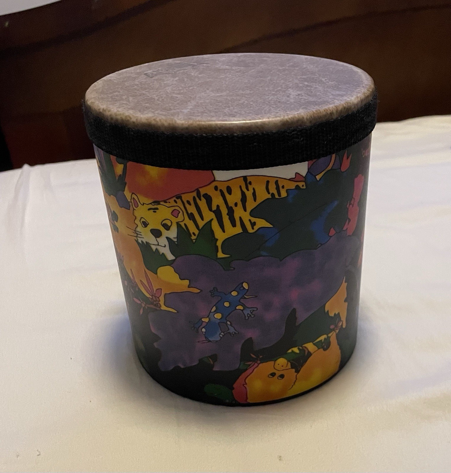 Remo Kids Percussion Rain Forest Floor Tom Drum 6” Across the Top No Drumsticks