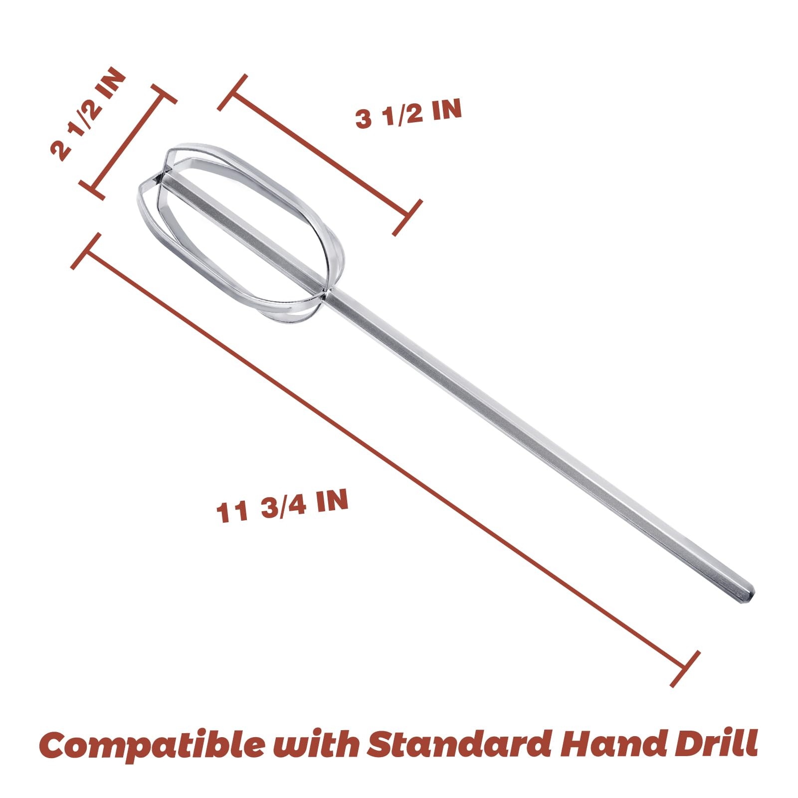 Hand Mixer Beaters used with Standard Hand DrillMeat ChopperHamburger Chopper...
