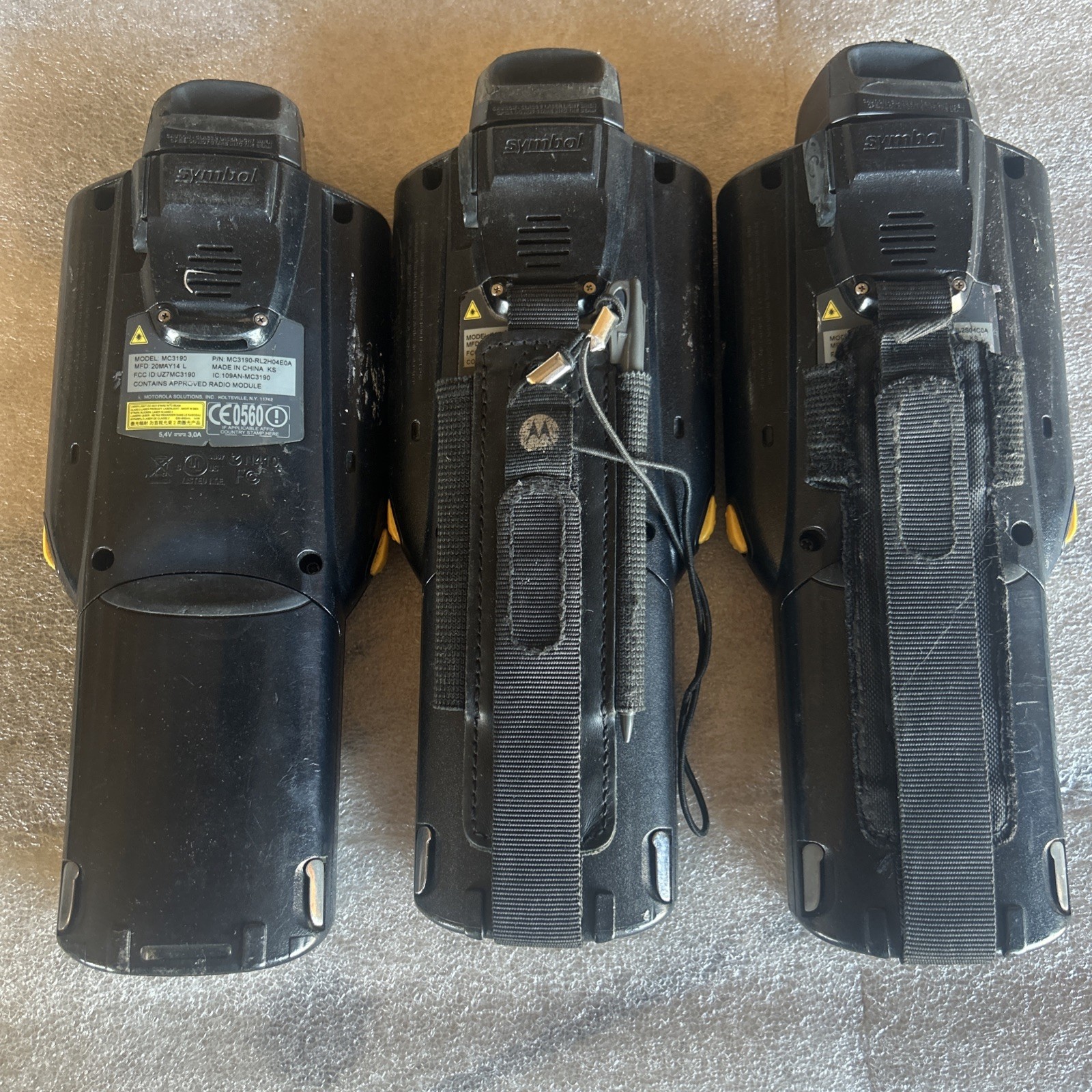 3x Motorola Symbol MC3190 Computer Barcode Scanner MC3190 READ