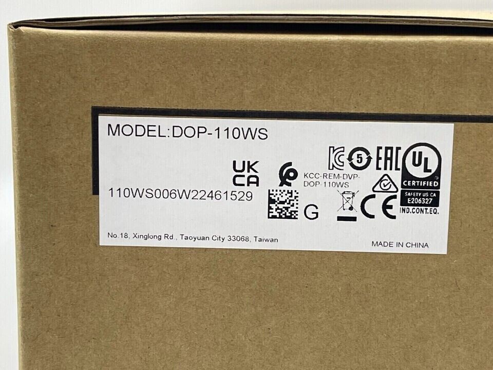 New Delta DOP-110WS DOP110WS HMI Touch Sreen