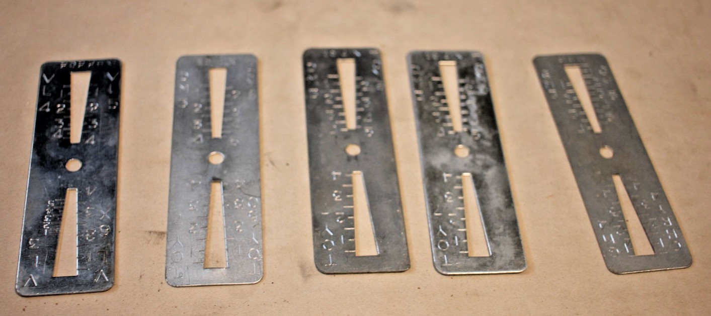 LOT OF 5 Assorted Curtis Key Gauge Decoders FORD TOYOTA VOLVO GM