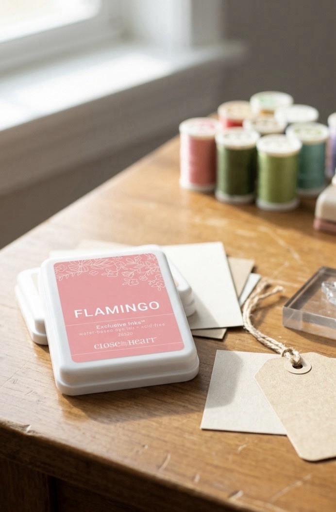 CTMH Magnetic Ink Pad FLAMINGO Water Based Ink Stamp Pad Sealed New & Unused
