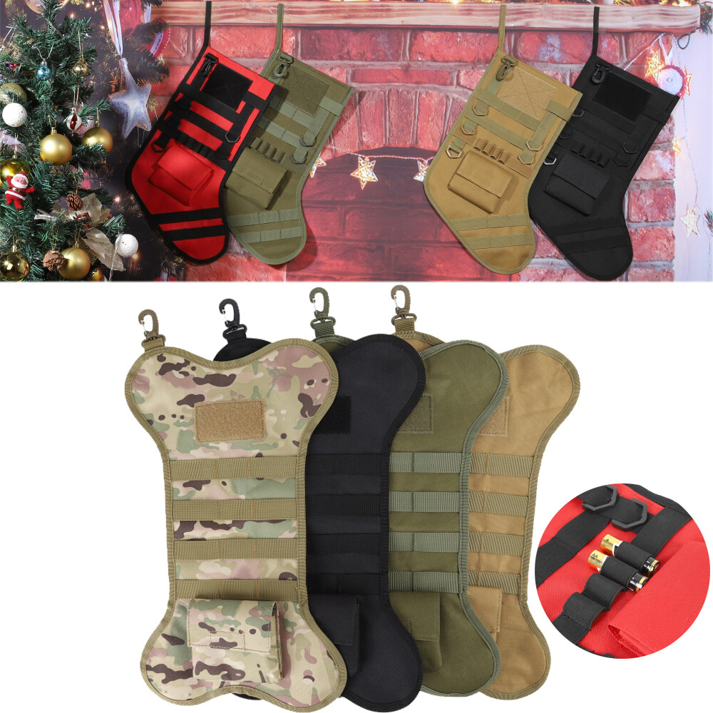 Hanging Tactical Christmas Stocking Bag Utility Storage Bag Military Pouches USA