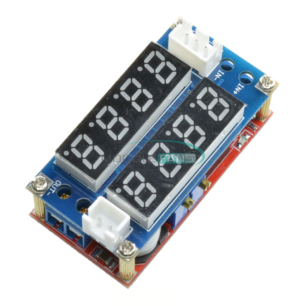 5A CV/CC Display Step Down Adjustable Charge Module LED Panel Voltmeter Ammeter