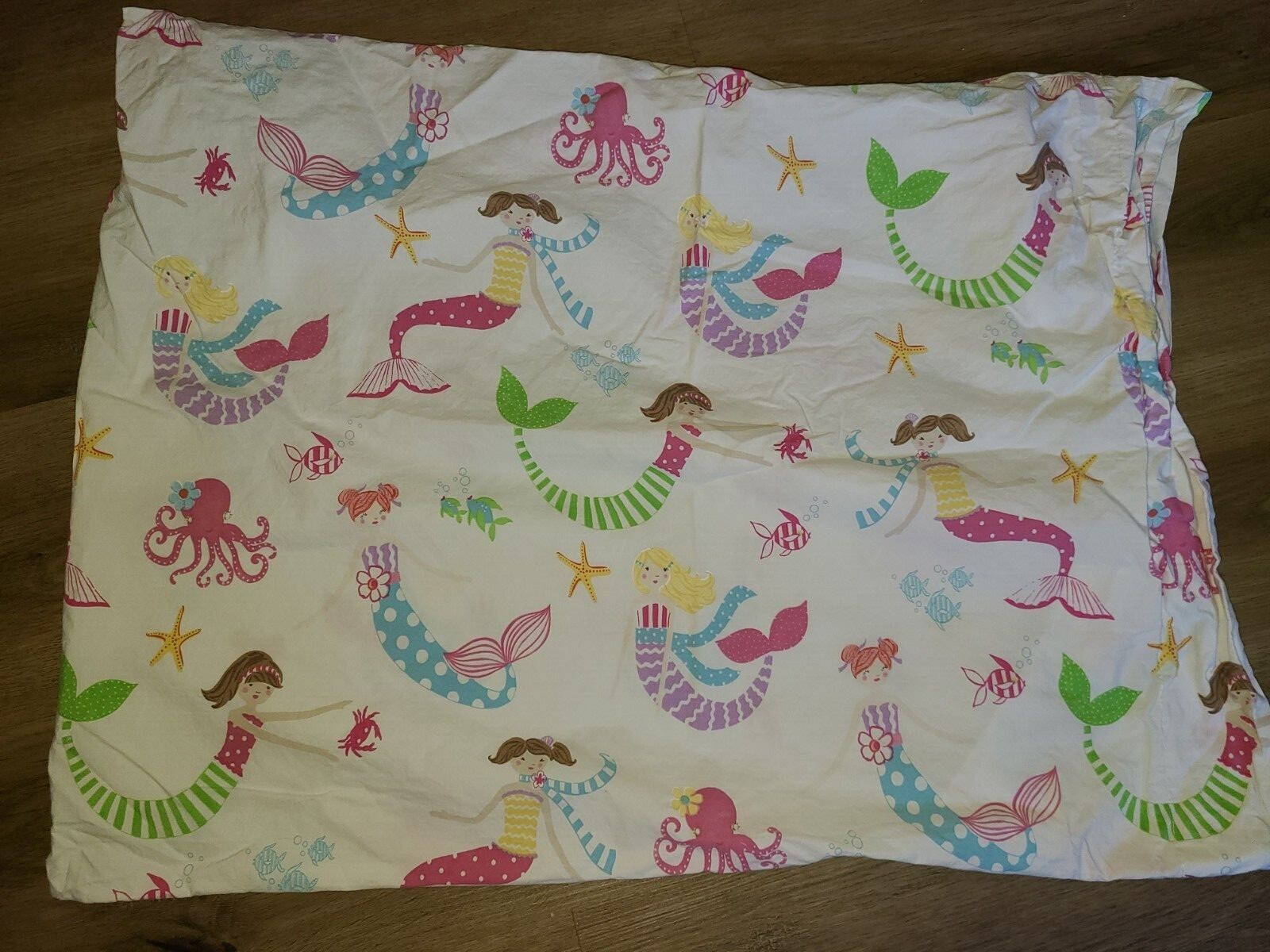 Pottery Barn Kids "Mermaids" Pillowcase