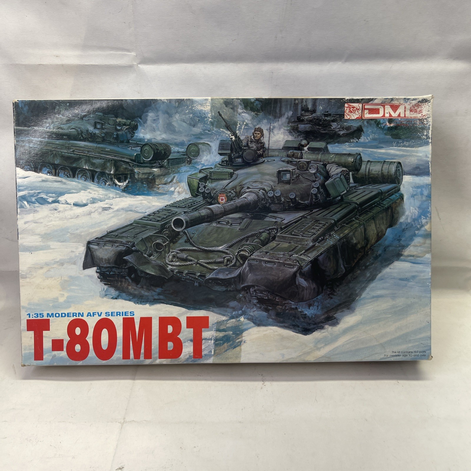 Dragon #3506 T-80 MBT Russian Tank 1/35 Model Kit - Open Box. Free Shipping!