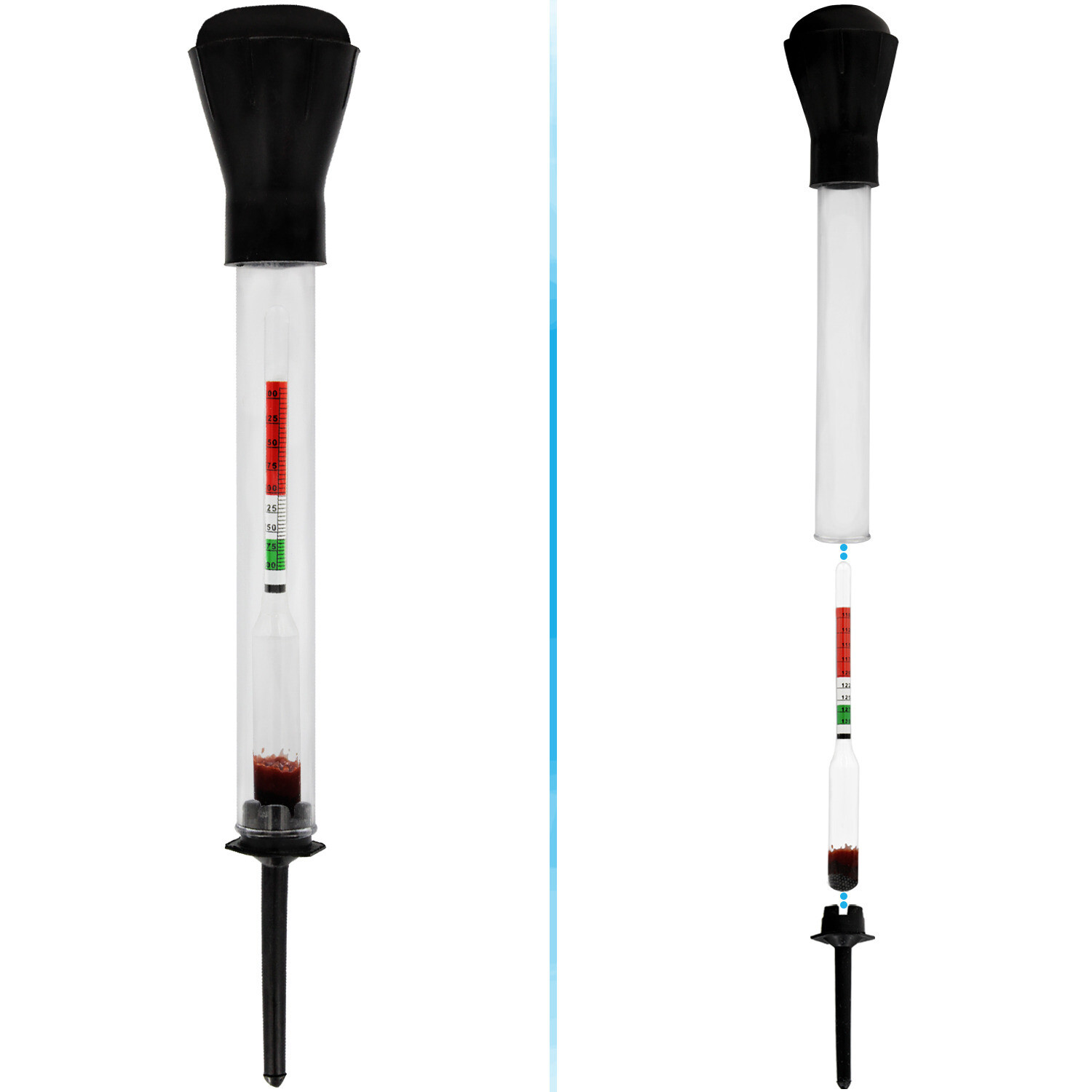 Mighty Max Battery Hydrometer Tester, Acid, Electrolyte, Lead Flooded