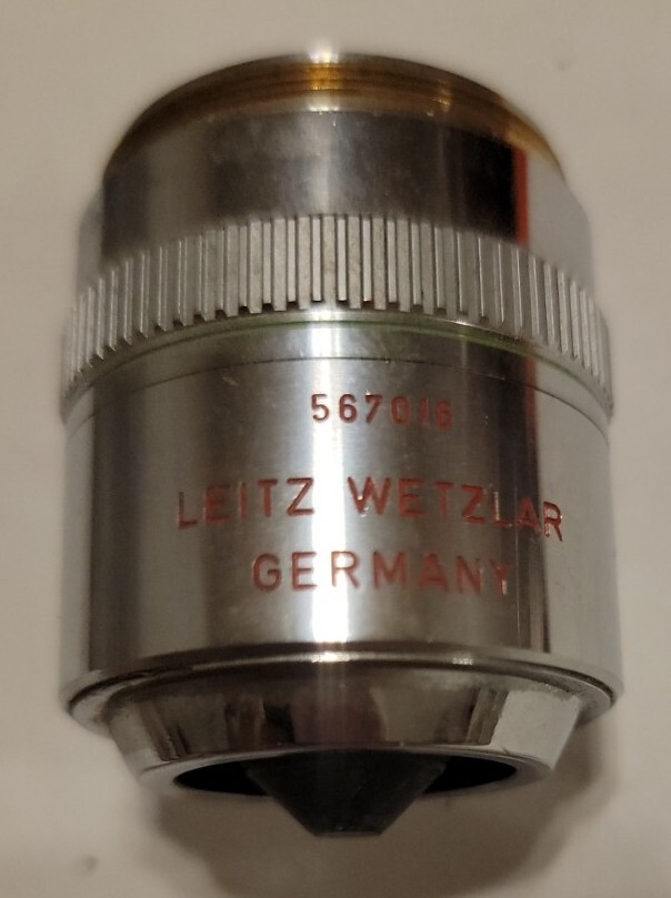 Leitz Wetzlar 567016 Fluotar 20x/0.45 D Microscope Objective