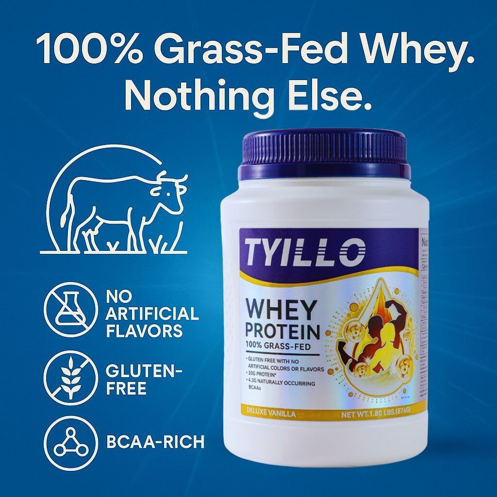 100% Grass-Fed Whey Protein Powder – Muscle Fuel, Recovery & Clean Energy 876g