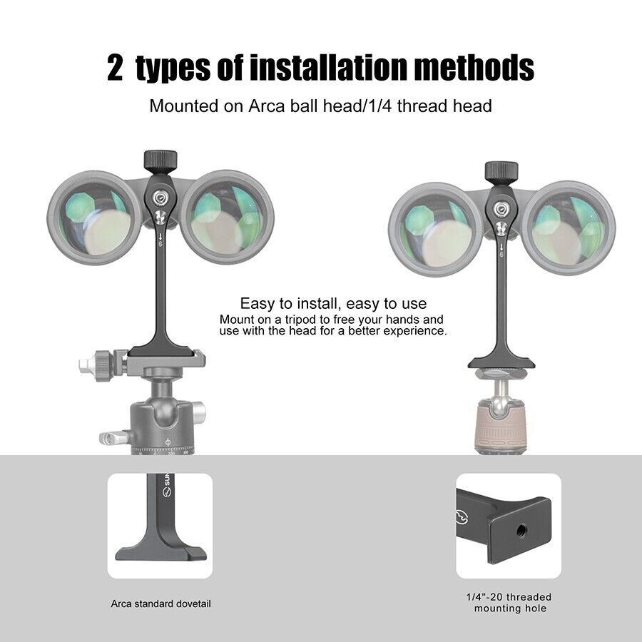 Binocular Tripod Adapter Quick Release,Detachable Universal Mount Accesso