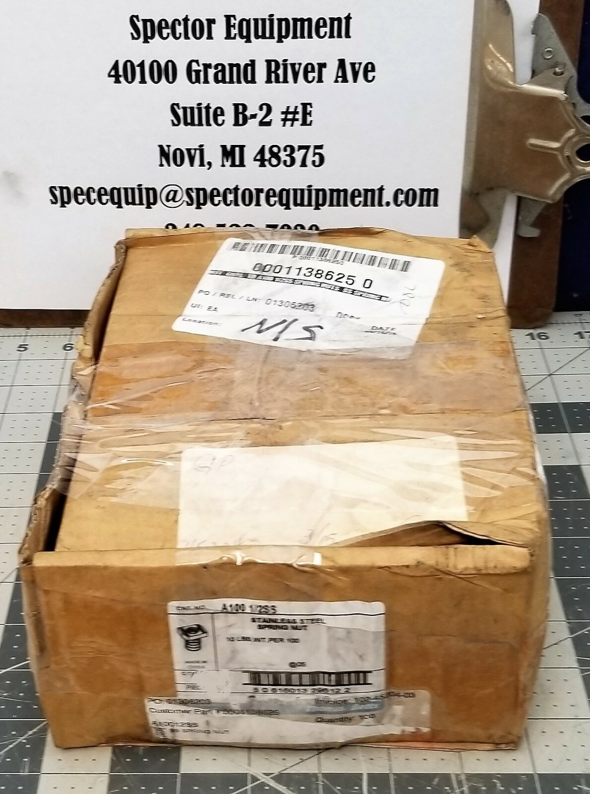 (10) 1/2-13 Stainless Steel Spring Nuts Thomas & Betts Superstrut [A1BE]