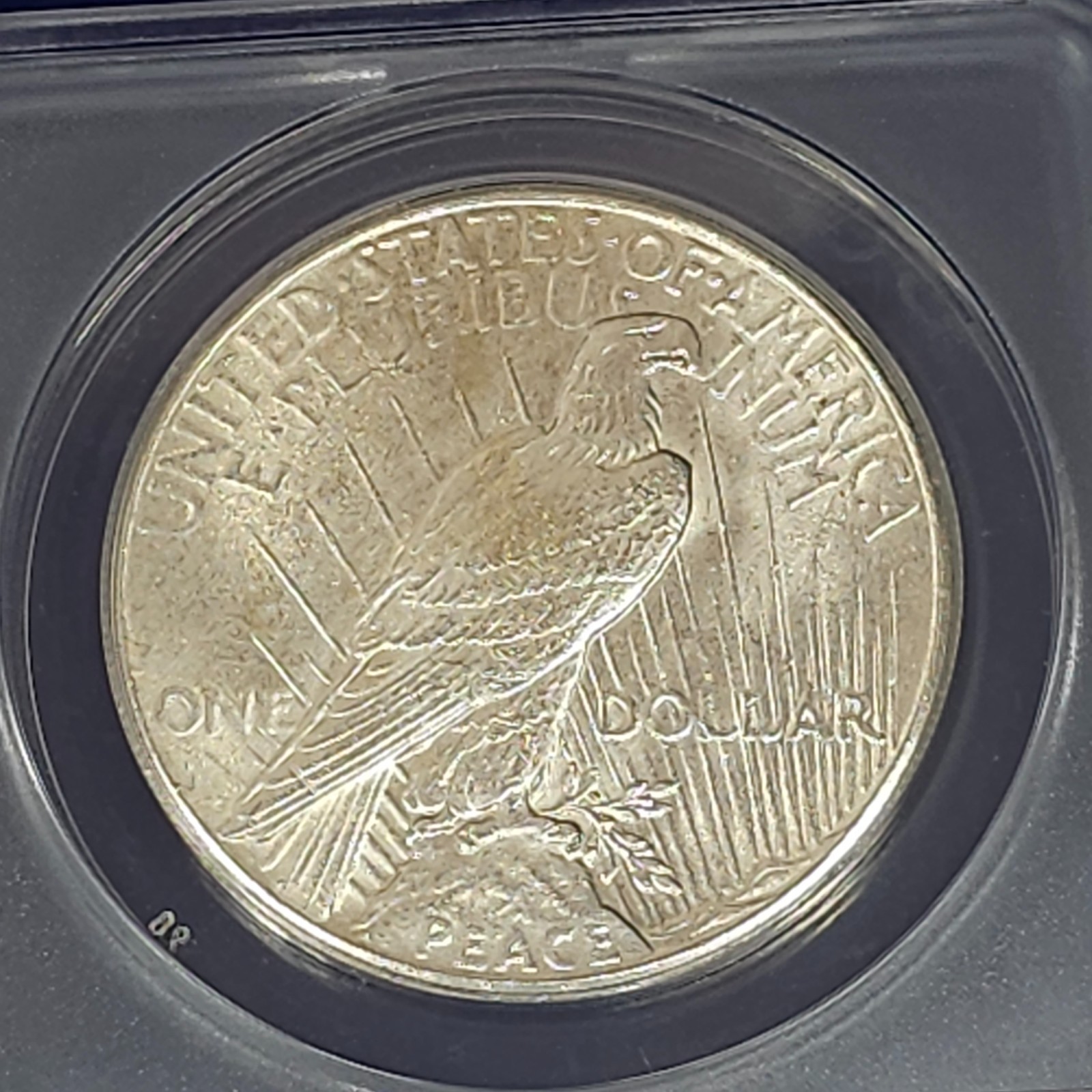 1926 Peace silver dollar / ANACS 6221385 /MS 62