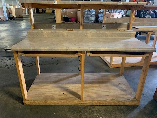 Custom built Work Bench for industrial or home purposes 6ftx5ftx3ft