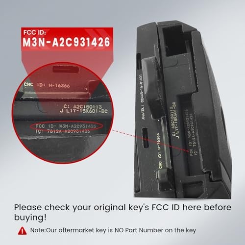 Keyless Entry Remote Key Fob Replacement for Ford Explorer with chip