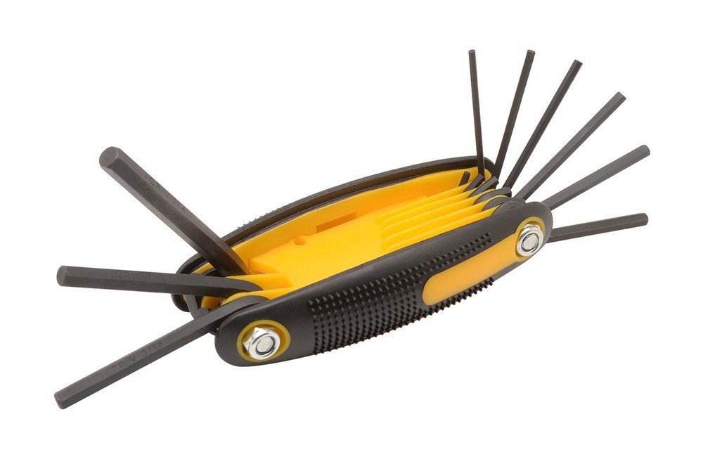 30-06 Outdoors Allen Wrench Hex Key Set 0.08" - 0.25" Yellow - HEX1