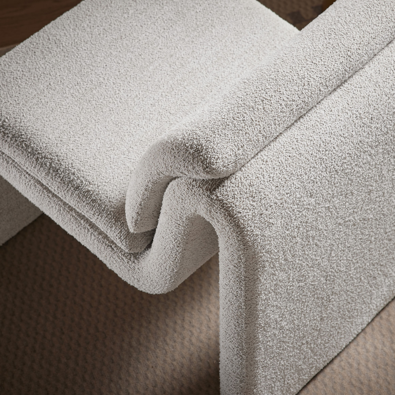 Dune Armless Accent Chair in Parchment