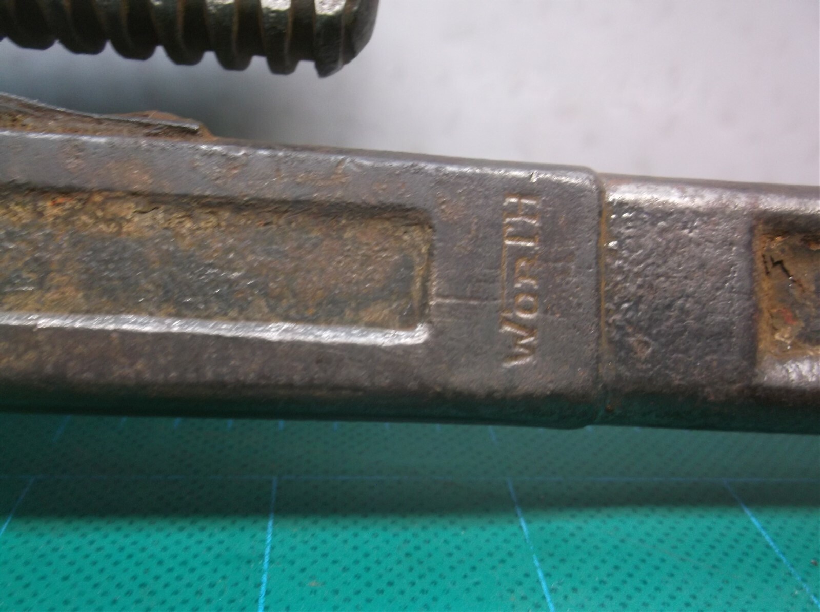 Vintage Antique Adjustable Monkey Pipe Wrench - Worth Hardware