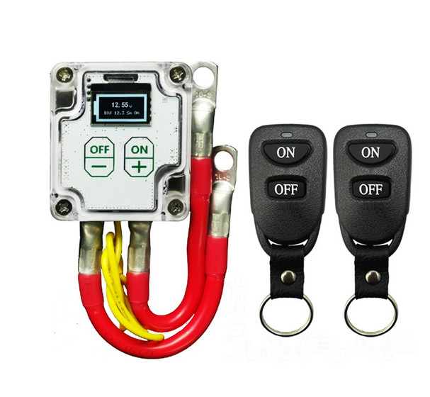 Car Battery Switch Cut Off Disconnect Isolator Master Kill Kit W/Remote Control