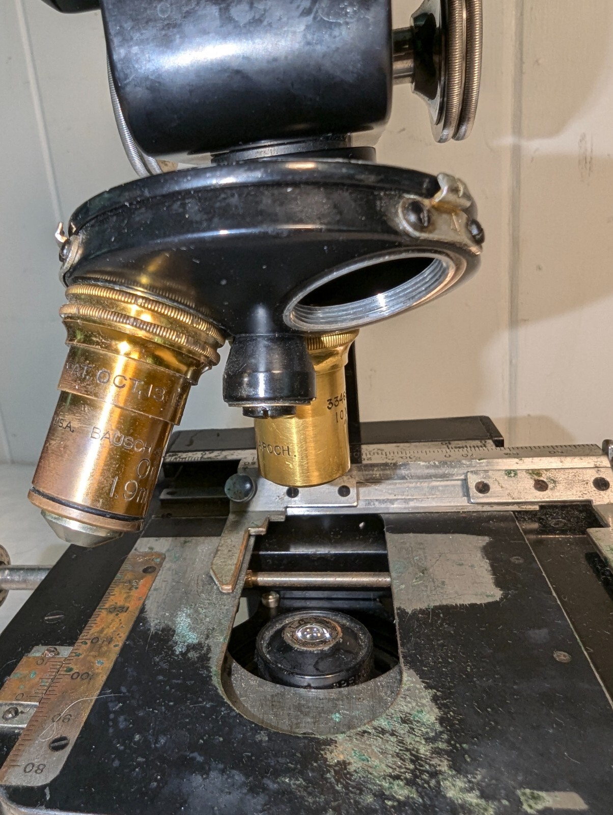 Antique Spencer Buffalo NY Binocular Microscope SN: 132727