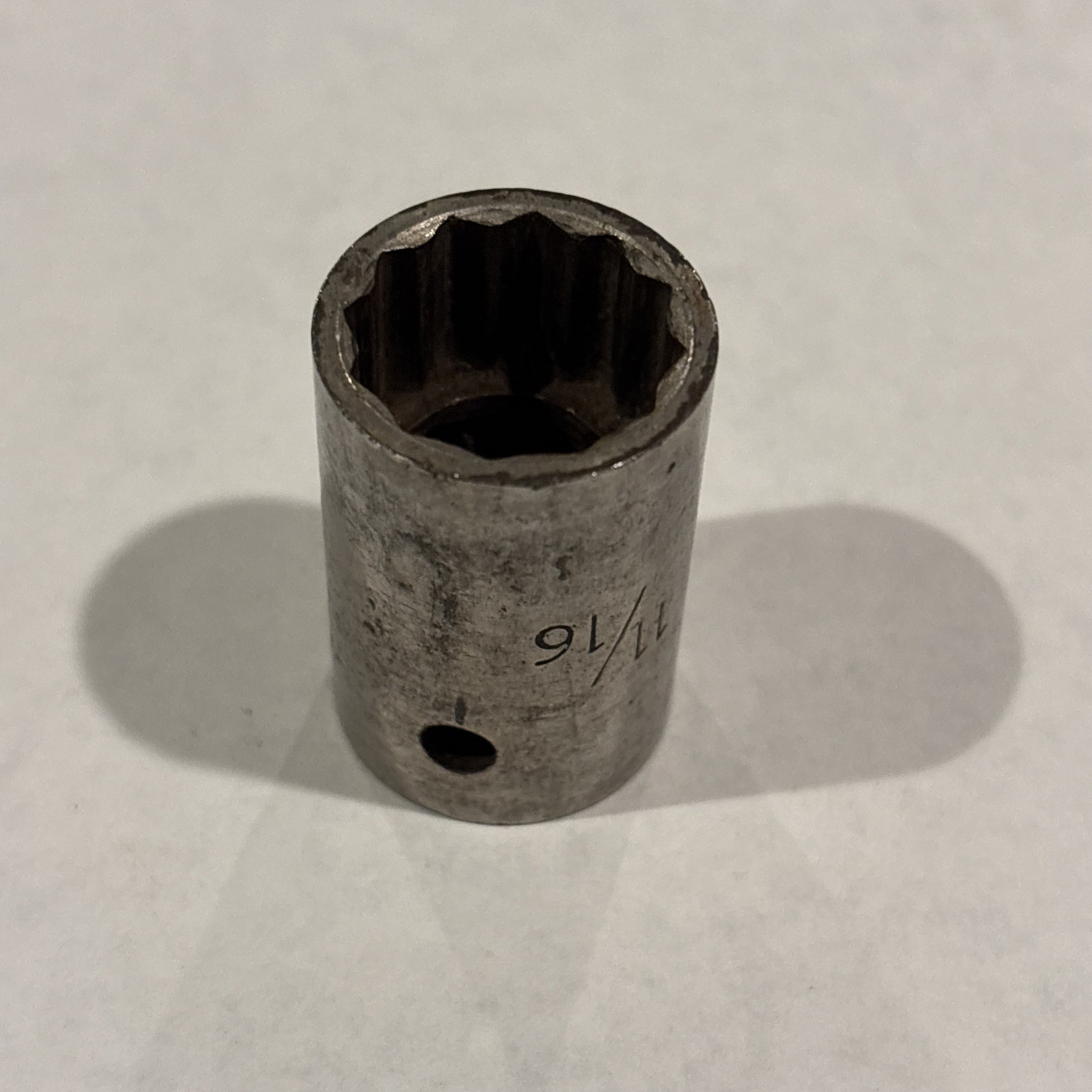 Vintage Wright 11/16" 12pt Socket S-156 USA