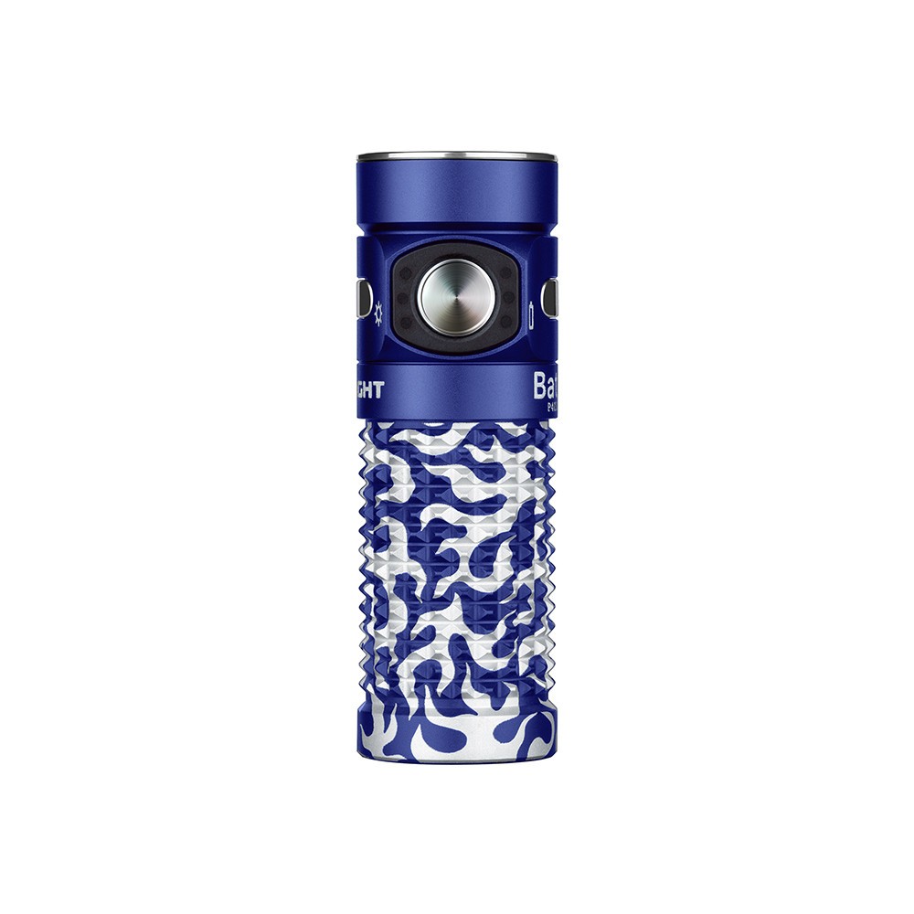 Olight Baton 4 Blue Phantom Waterproof Rechargeable EDC Flashlight 1300 Lumens
