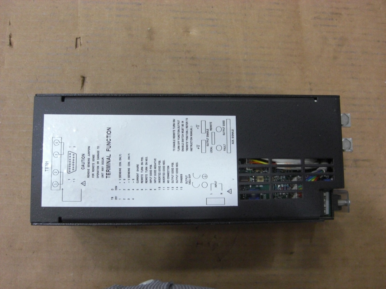 Lambda Regulated Power Supply SE-500-3 115VAC - 24VDC