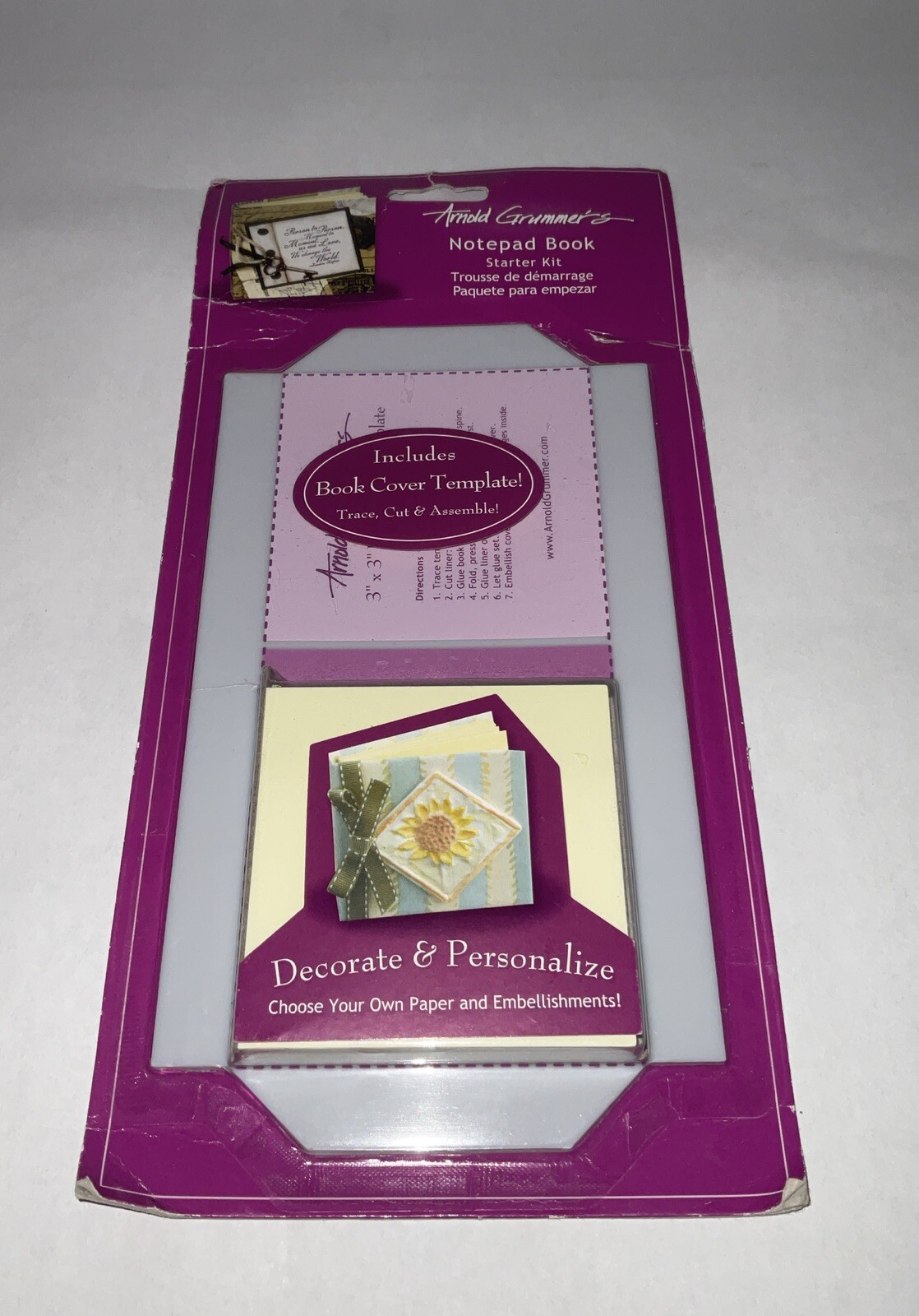 Arnold Grummer's #1601 Notebook Starter Kit  3” X 3” Book