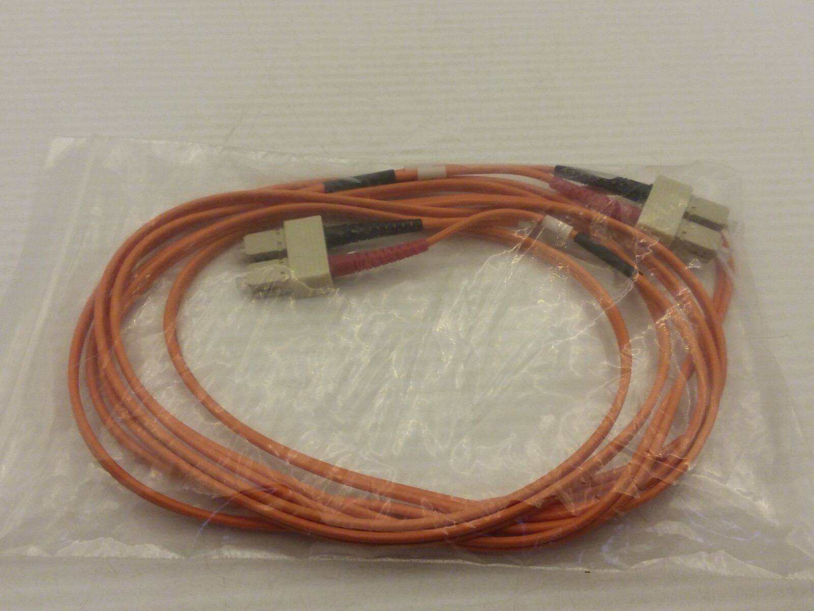 10M DUP LC-SC 50/125 PVC FIBER OPTIC CABLE NIB