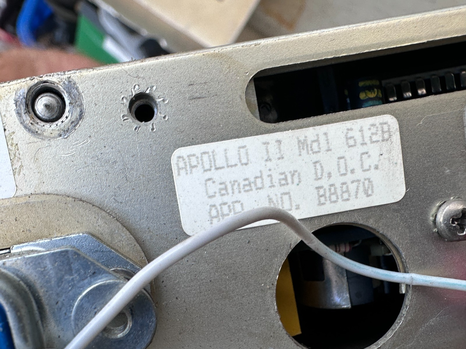 Apollo II TSO II Morrow 612B w/Installation Enclosure