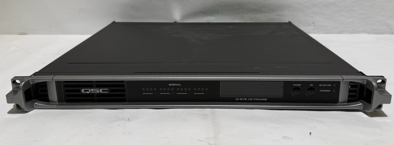 QSC Q-SYS I/O-FRAME - Integrated Systems Platform