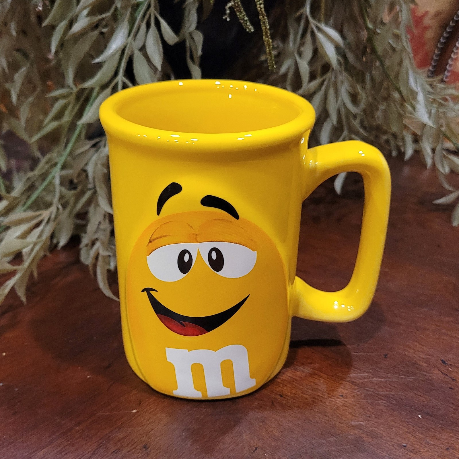 2013 M&M's World Mars M&M's Yellow 3D Coffee Mug