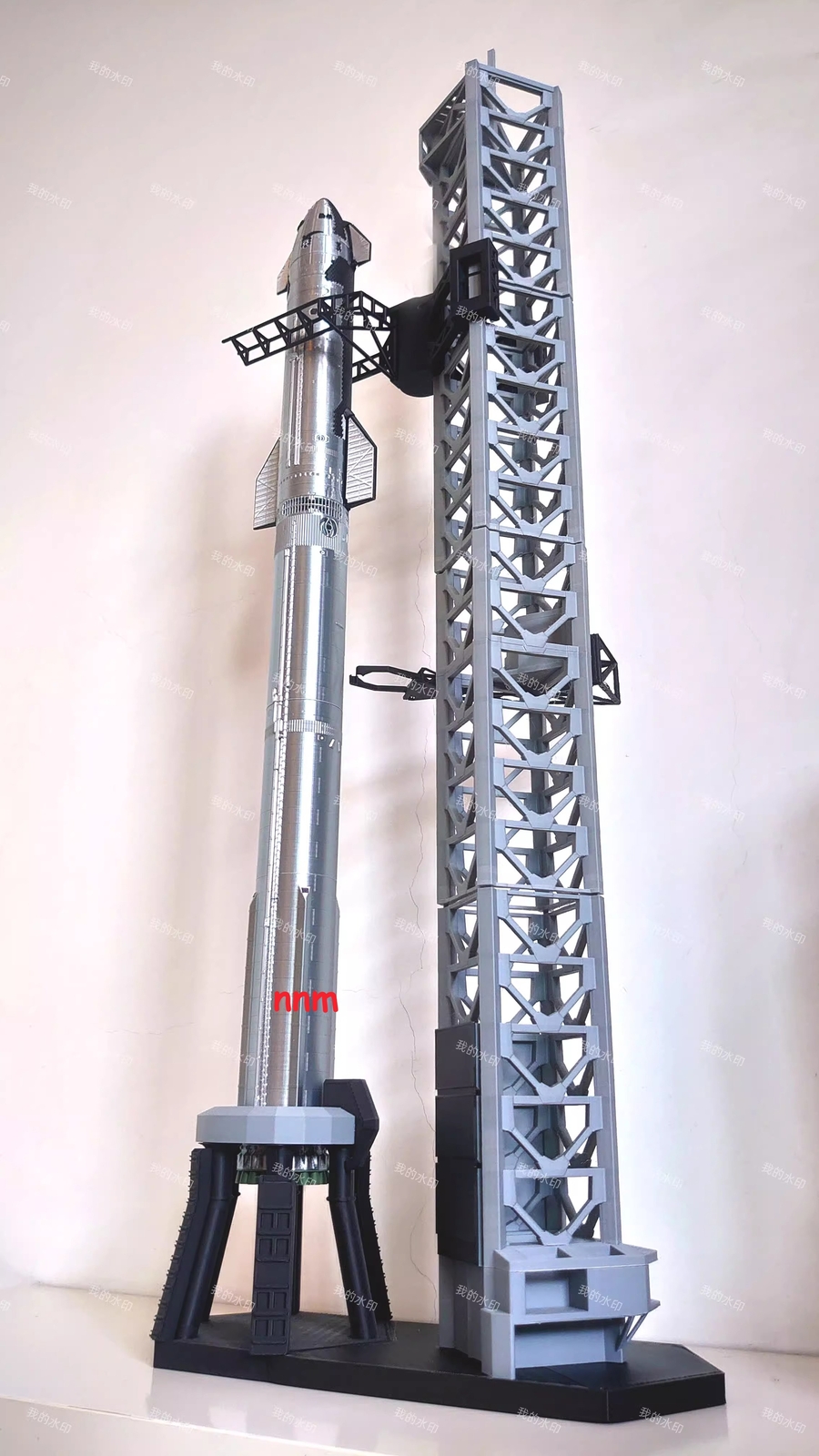 1/200 SpaceX Starship Super Heavy Booster Rocket Model Tower Starbase Collection
