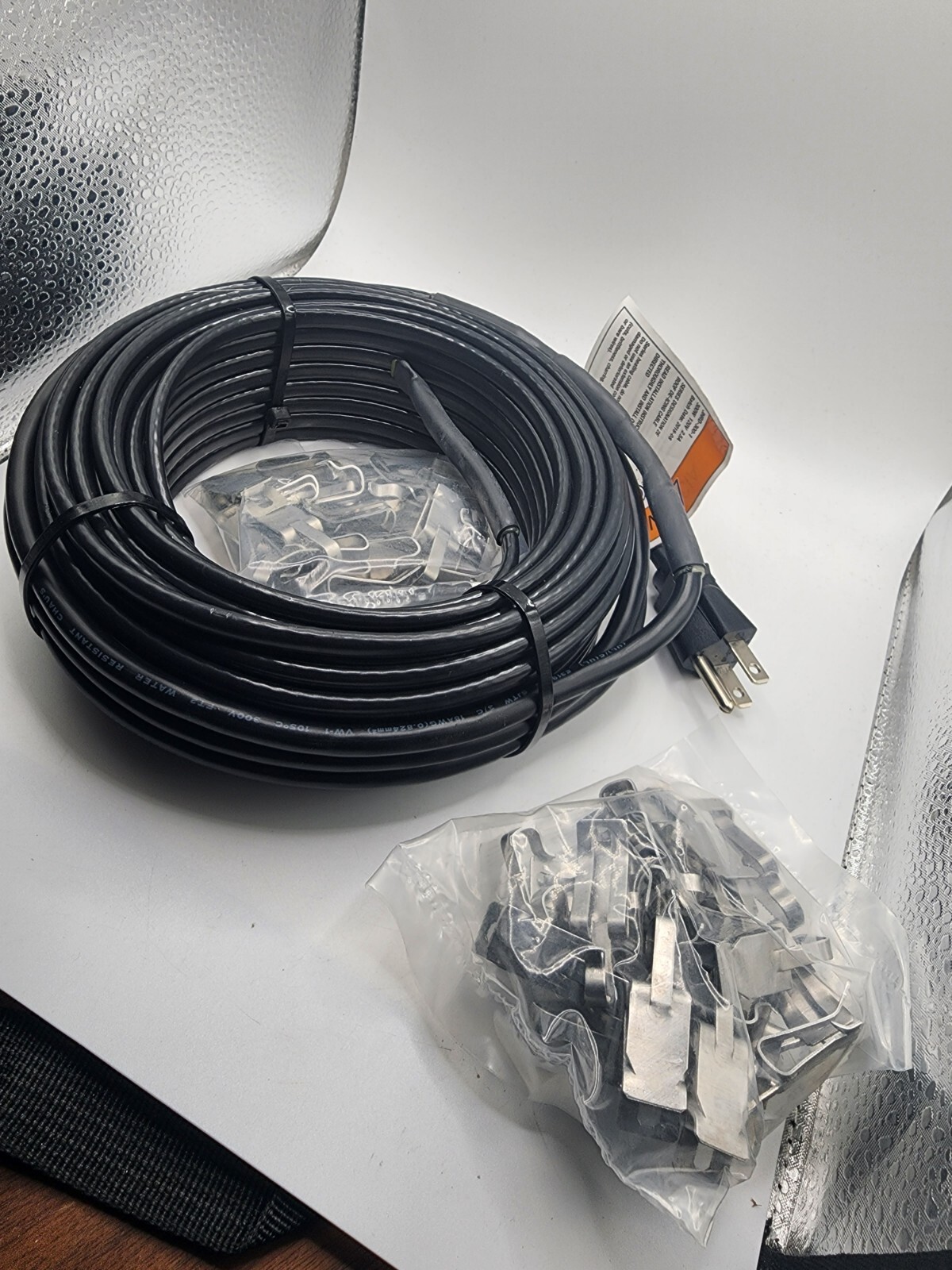 Everbilt 60ft. Roof De-Icing Cable Kit Gutter Downspouts Winter Mounting Cable