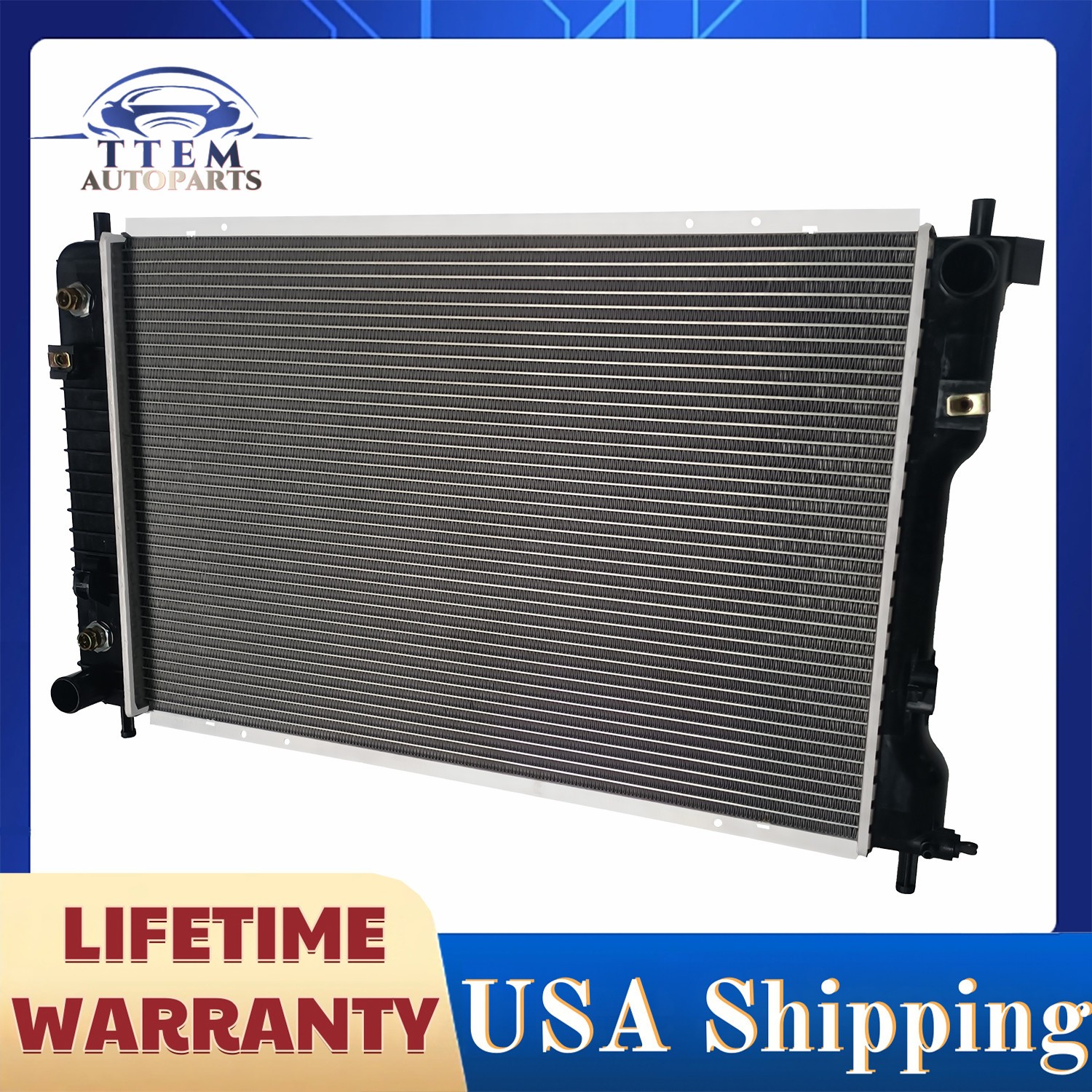 Radiator For 2010-2017 Chevy Equinox GMC Terrain 2008 2009 Torrent  2.4 3.0 3.6L