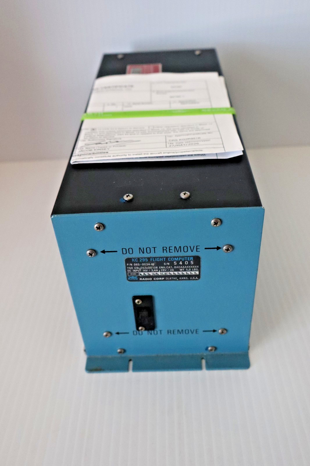 Bendix King KC 295 Flight Computer 065-0034-10 Serviced with FAA 8130-3 Form