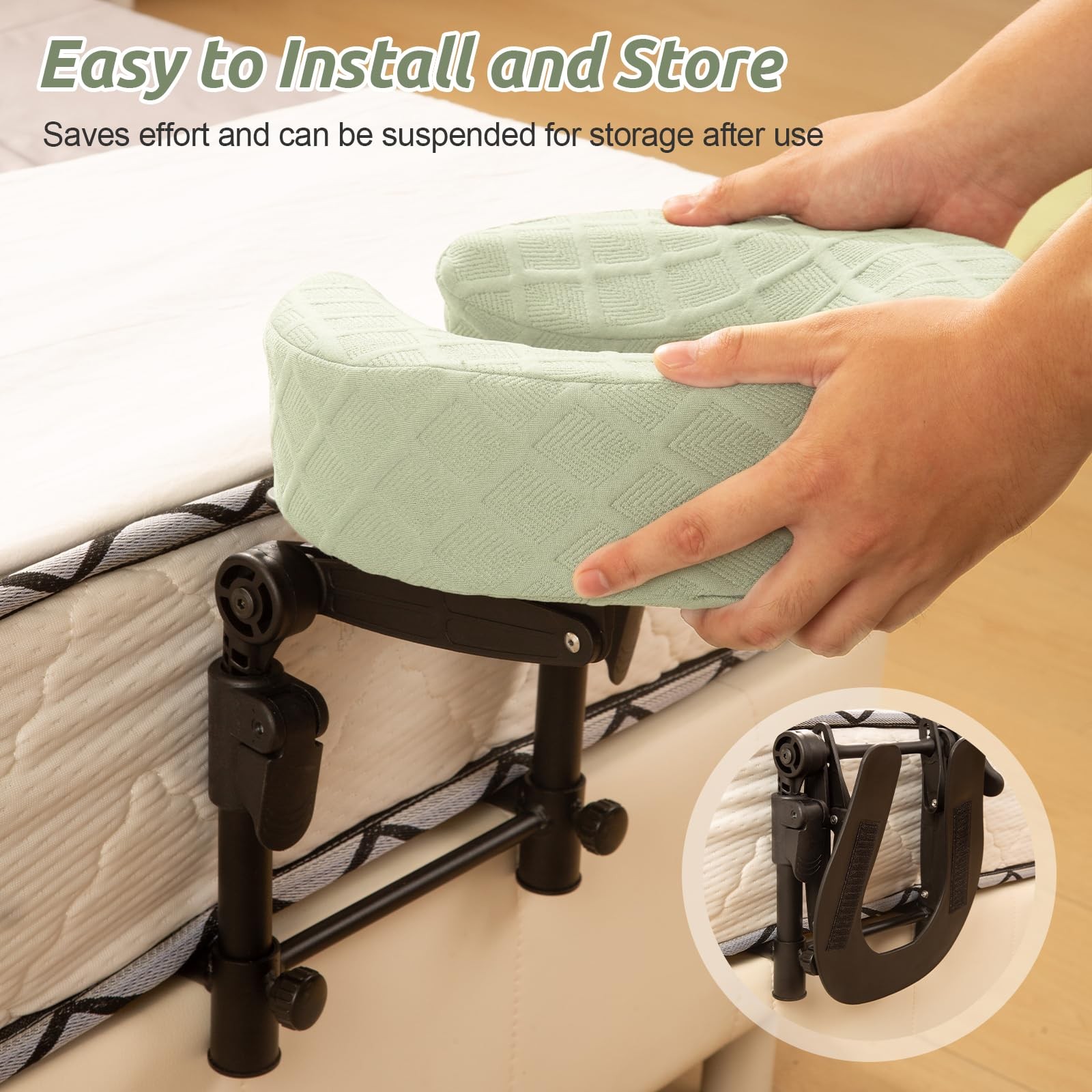 Massage Headrest Adjustable Face Cradle Portable Table Kit Sleeping Mattress