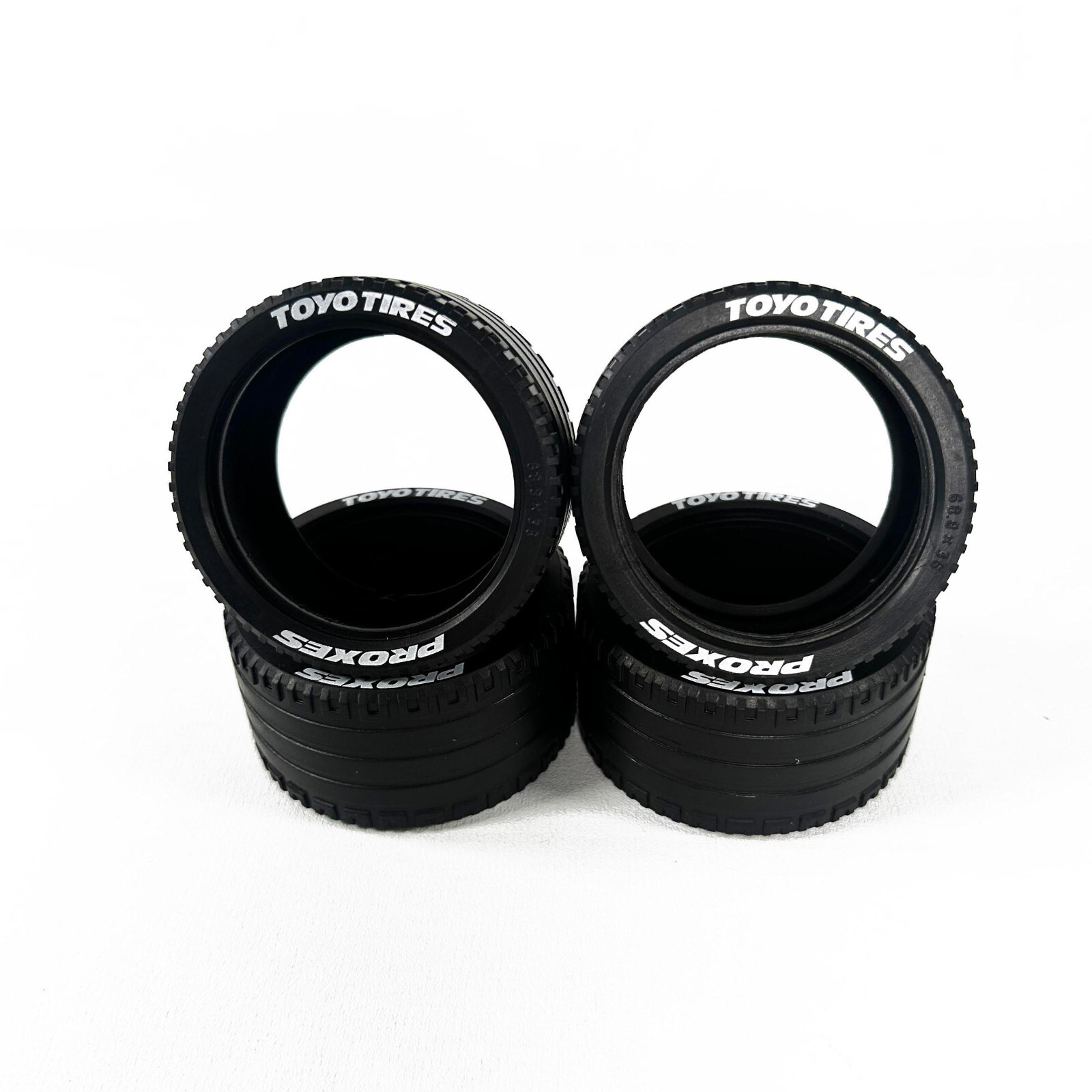 Custom 4 pcs MOC printing tires 44771 for Lego 42096 42156 42125 1:10 cars, V2