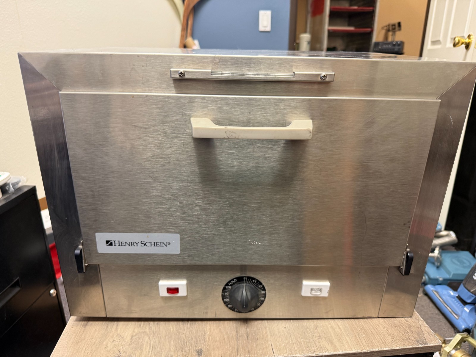 Henry Schein Steri-Dent 300 Dry Heat Sterilizer NO TRAYS/ MISSING 1 RUBBER FOOT