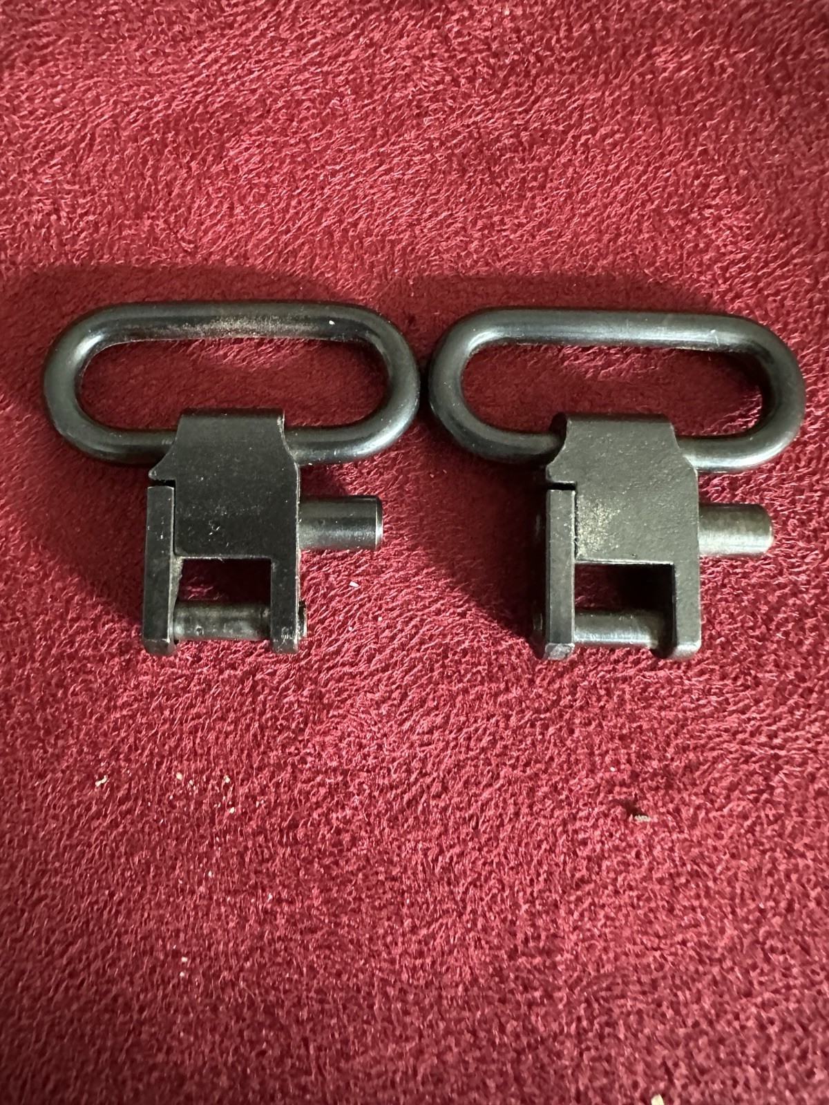 Detachable Rifle Sling Swivels Set 1" Blued