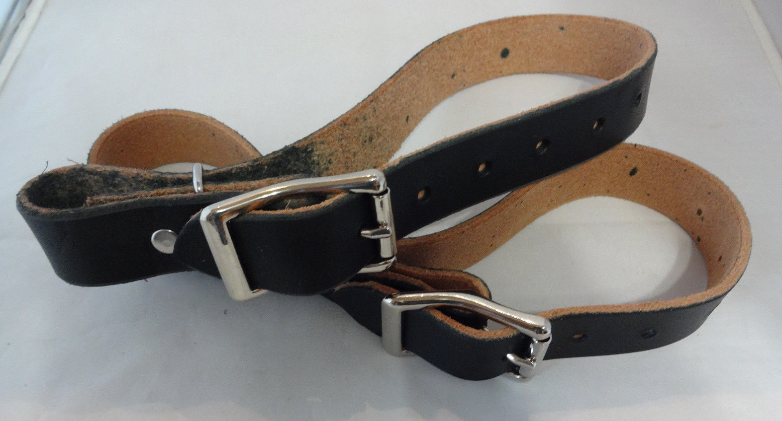 Replacement Uptug Straps Black1" Hermann Oak Harness Leather Breast Collar Horse