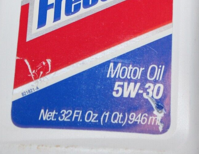 RARE VINTAGE NOS 1-QT AMWAY FREEDOM MOTOR OIL SYNTHETIC 15W-30 DATED 1988