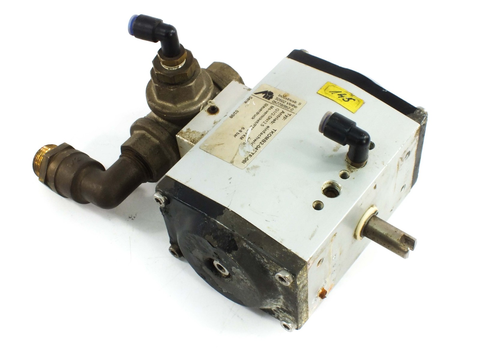 MIT TKOMB2-04ETF-06I Single-Acting Pneumatic Ball Valve Actuator G1/2 DN12.5