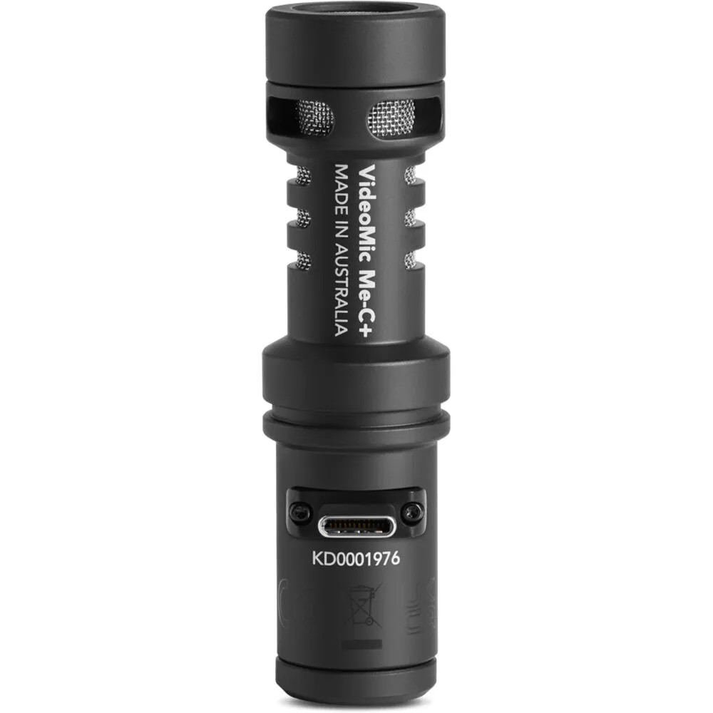 Rode VideoMic Me-C+ USB Microphone with Rode WS9 Orange Windshield