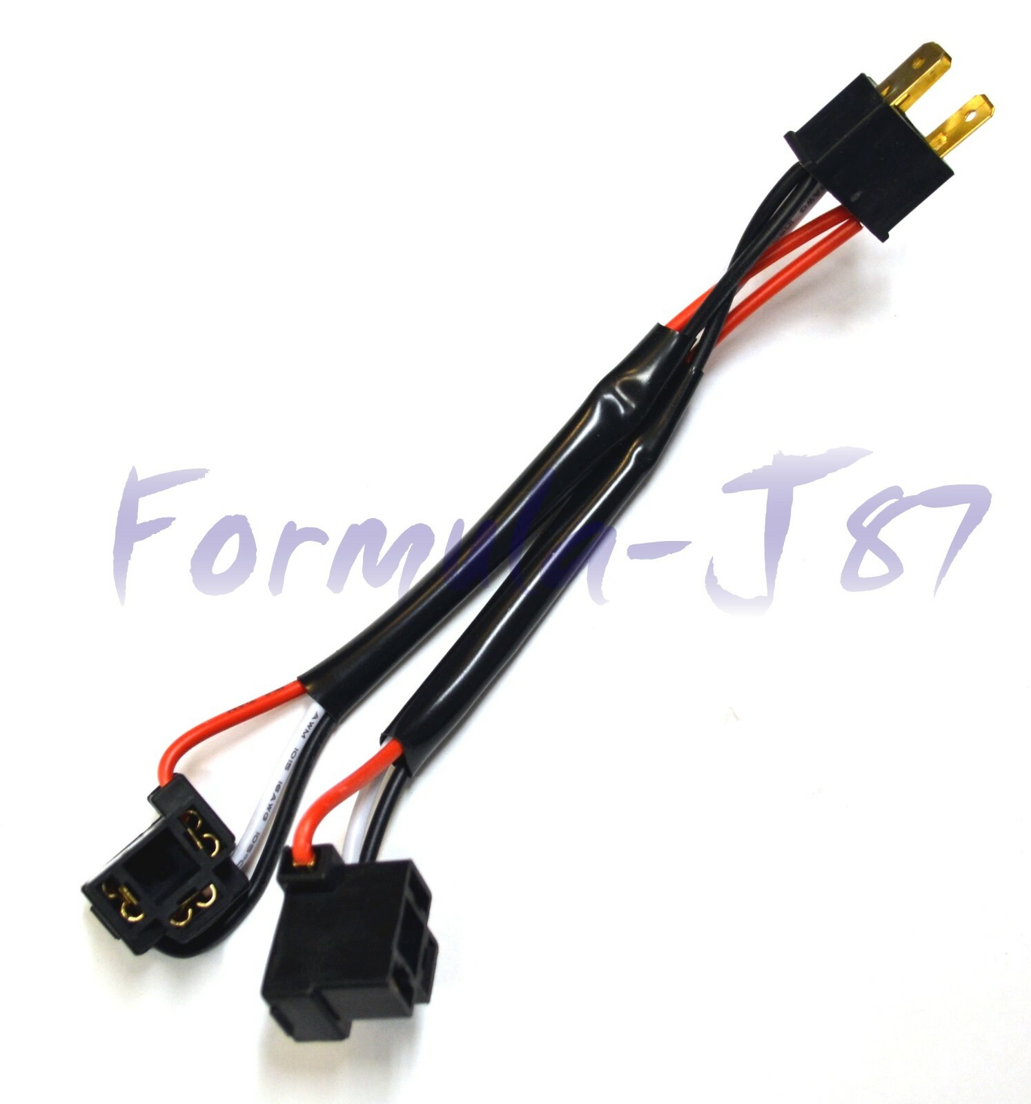 Splitter Wire P A H5054 Two Harness Headlight Replace Plug Bulb Socket Connector