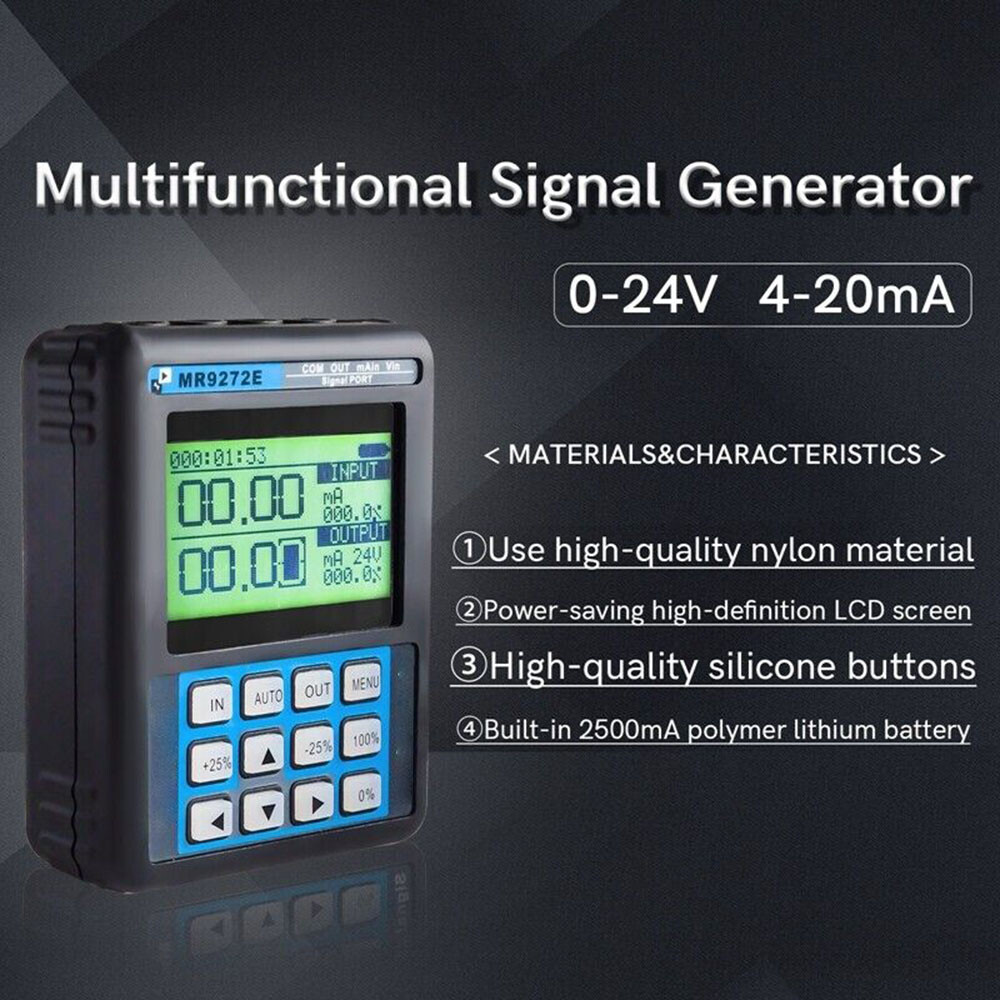 1pc For MR9272E 4-20mA 24V Current Voltage Process Calibrator Signal Generator