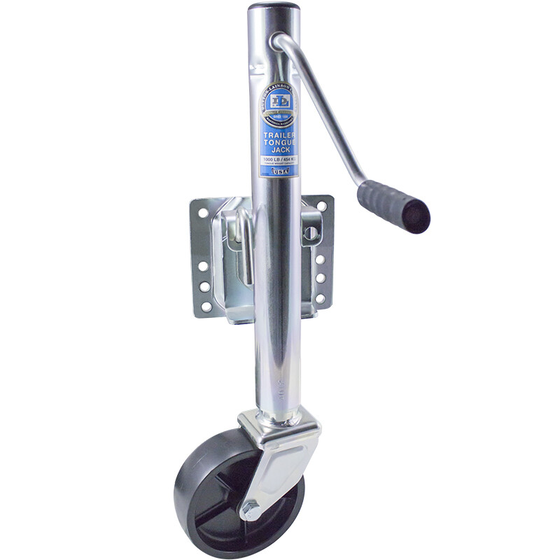 Dutton Lainson 22457 Trailer Tongue Jack; Manual Round Sidewind Swivel Jack; 100