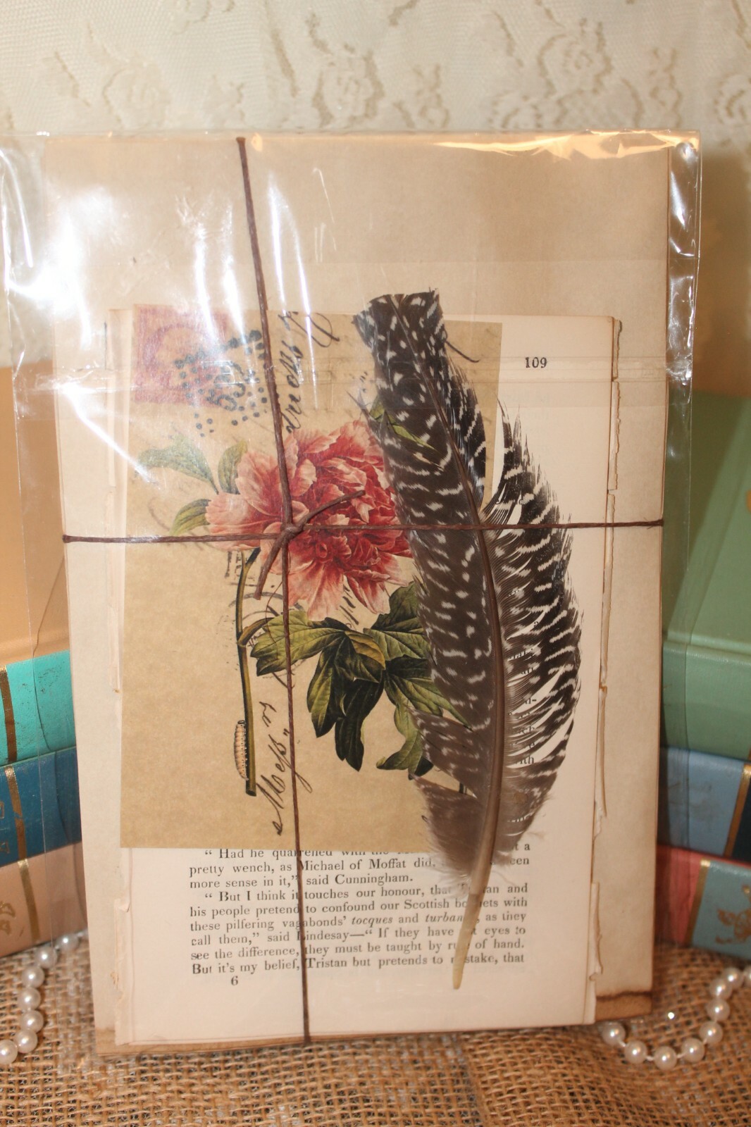 Assorted Vintage Themed Paper Supplies